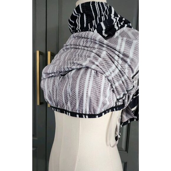 TOMMY BAHAMA ANOCHE Asymmetric Hem Stripe Jersey Knit Maxi Dress Stripe Medium - Picture 6 of 7